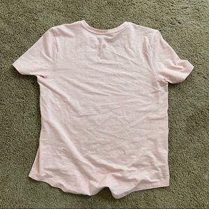 Pink Lululemon T-shirt. Size 6.